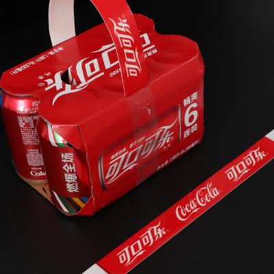 China Waterproof Adhesive Carry Handle Strip for Beverage Pack or Soft Drink Pack or Juice or Milk Pack for sale