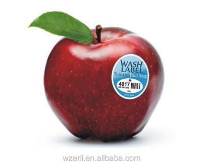 China Waterproof Custom Mini Label Waterproof Sticker For Fruit , Easy To Peel for sale