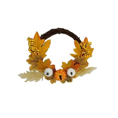 China High Quality Artificial Flower Ring Day Decoration Party Decoration Home Decor Foam Pumpkin From Odoutor for sale