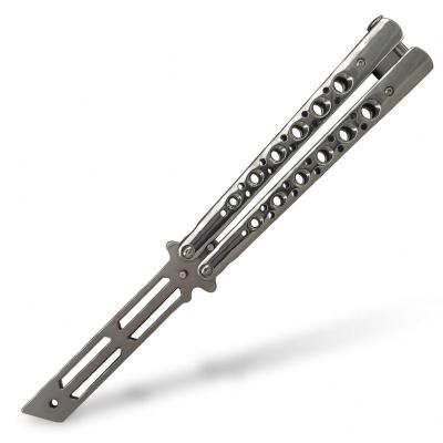 China 2022 Eco - Friendly High Quality Stainless Steel Butterfly Training Pocket Knife for sale