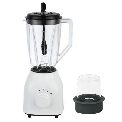 China Household New Design 350W 2 in 1 1.5L Multifunctional Pot 2 Speeds Blender Machine Food Plastic Electric Blender for sale