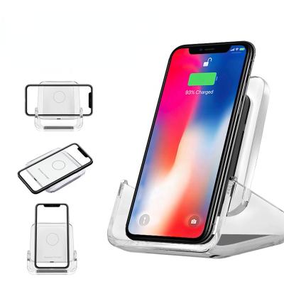 China New Mobile Phone Chargineer Stand Pad 2 in 1 Fast Charging Qi USB C iPhone Androids Phone on Amazon 2023 Bestseller Radio Charger for sale