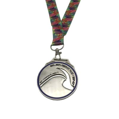 China China ODM Bespoke Metal Gold Medal Souvenir Fine Sports Medal With Ribbon for sale