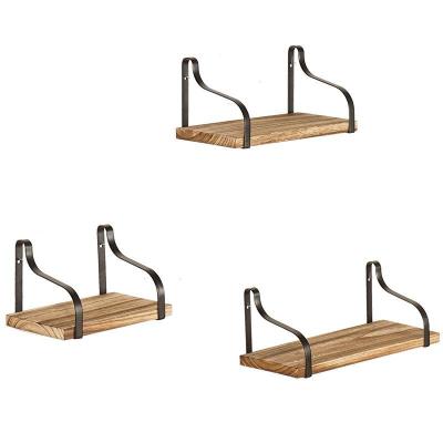 China For Bedroom Hot Sale Metal Shelf Brackets Wall Shelving Bracket With Plate Wood Metal Floating Shelf Brackets for sale