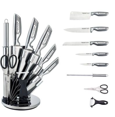 China Sustainable New 9 Pcs Wholesales Kitchen Stainless Steel Knife Set for sale