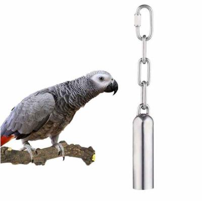 China Amazon Pet Toys Stainless Steel Bird Toys Parrot Viable Hot Selling Pet Bird Chewing Toys for sale