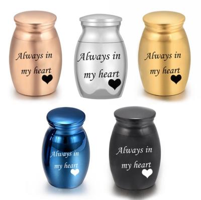 China Mini Sustainable Pet Memorial Urn Stainless Steel Keepsake Urns Ashes For Pet for sale