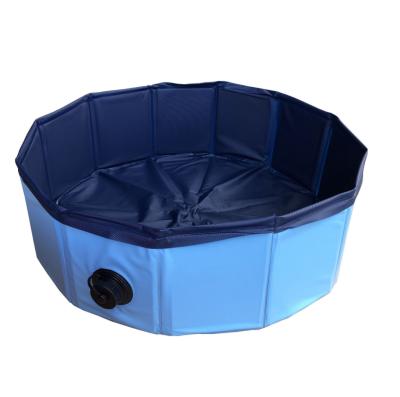 China Adujustable Foldable Pool For Pet Inflatable Pets Pool Bathing Tub for sale