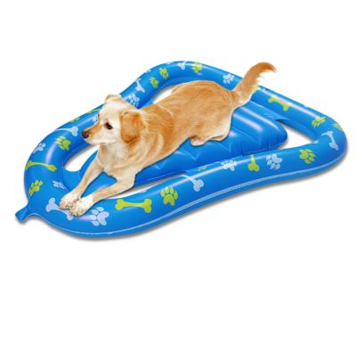 China Portable Inflatable Bath Pool Float Pad Pet Adujustable Dog Floating Row for sale