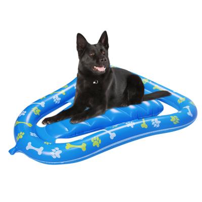 China Adujustable Toy Inflatable Tour-ONS Dog Pool Float Pool Raft For Pets for sale