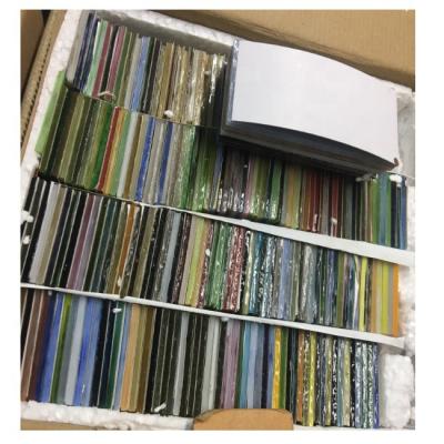 China Never fade 3mm stained glass sample box with good quality for sale