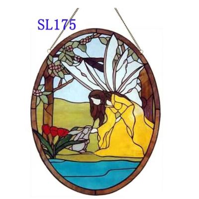 China Never Fade Wall Hanging Suncatcher Craft Stained Glass Home Decor Product for sale