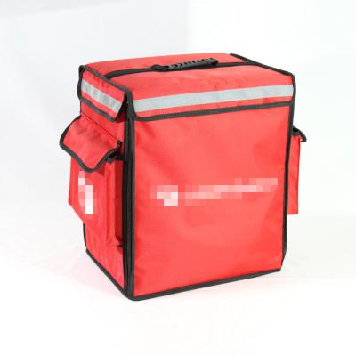 China Large Waterproof Insulated Cooler Box Portable Cake Delivery Pizza Bag Backpack for sale