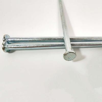 China Round Wire Nails Common Iron Electro Galvanized Polished Or Galvanized Steel Construction Material Building Construction BWG4-BWG16 NC; HEB for sale