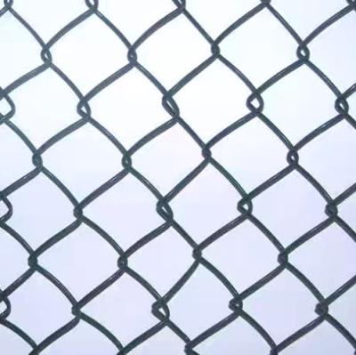 China Chain link flowers galvanized chain link fence for breeding and greening barbed wire diamond mesh for sale