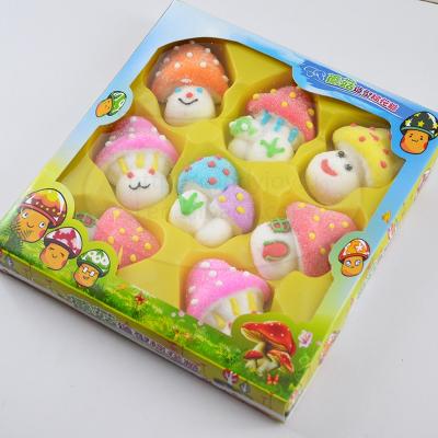 China Cute Natural Colorful Fruity Marshmallow Cotton Candy Marshmallow Lovely for sale