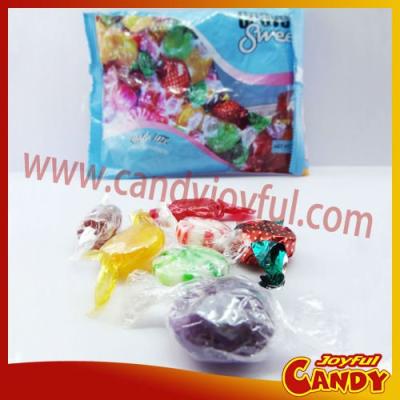 China Natural Apple Strawberry Pineapple Grape Banana Orange Flavor Fruit Mix Hard Candy for sale