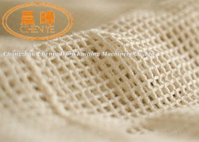 China Knotless Cotton Mesh Bag Making Machine Energy Saving With Open Cam Gearing for sale