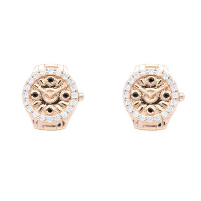 China 925 Trendy Silver Cute Watch Fashion Jewelry Trendy Stud Earrings For Women for sale