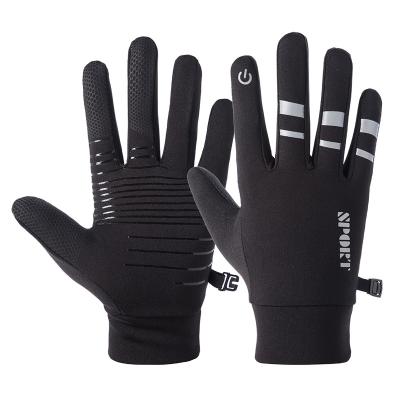 China Breathable Factory Custom Wear Non-slip Gloves Full Finger Recycling Professional Racing Gloves for sale