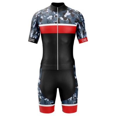 China Wholesale Customized Breathable Factory Sublimation Printing Mountain Bike Tank Top Pants Set Cycling Anti-UV Tank Top for sale