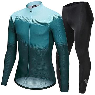 China Custom Made Mens Breathable Winter Clothes Tank Top Long Sleeve Cycling Good Quality Cycling Suit for sale