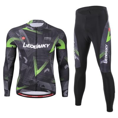 China Hot Selling Breathable Road Bike Tank Tops For Men Long Sleeve Cycling Suit Mens Cycling Dry Shirt for sale