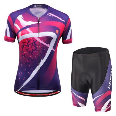 China New Summer Breathable Tank Top Women Sweat-absorbent Cycling Short Cycling Suit for sale