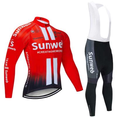 China Hot Selling Breathable Mountain Biking Apparel For Men Minimalist Bib Cycling Long With Jersey Long Sleeve for sale