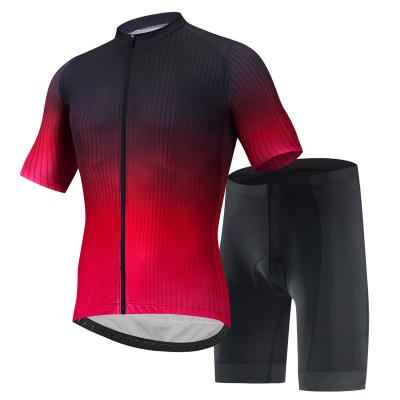 China Factory Breathable Custom Cycling Jersey Set Mens Short Sleeve Manufacturer Pro Jersey Cycling for sale