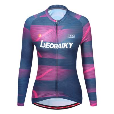 China Breathable Long Sleeve Cycling Jersey Shorts Cycling Jersey Set Women for sale