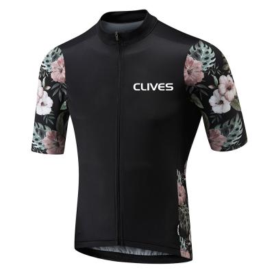 China Factory new custom cycling men's cycling clothing summer short sleeve breathable road mountain bike clothing tight jacket for sale