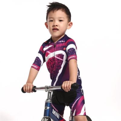 China Breathable Custom Wholesale Kids Cycling Bike Tank Top Set Kids Cycling Tank Top And Shorts for sale