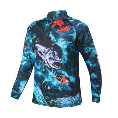 China OEM Antibacterial Factory Wholesale UV Fishing Shirts Long Sleeve for sale