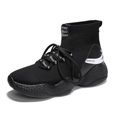 China Fashion\comfortable\durable\breathable\lit 2018 new models men high heel wedge sneakers, breathable shoes high top sneakers shoes for sale