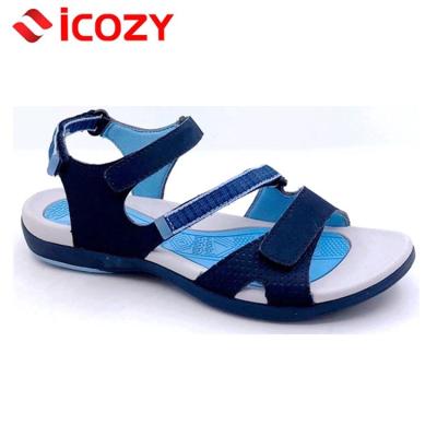 China New Arrival Breathable 2021 Latest Summer Ladies Sandals Designs Women Flat Shoes Shoes 2021 Sandals Women for sale