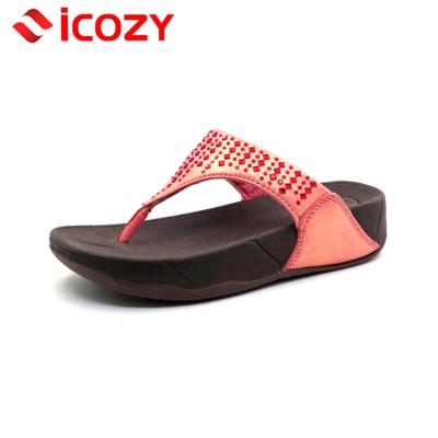 China Flip Flops Summer Fashion Diamond Shining Women Flip Flops for sale