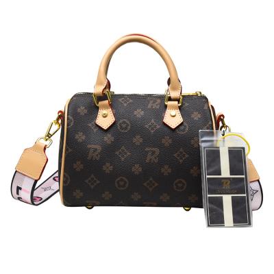 China Designer Boston Handbag Famous Brands Women Boston Bag High Quality Luxury Cross - Female Body Ladies Purses for sale