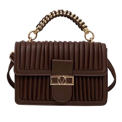 China 2022 Fashion High Quality PU Cross - Body Bags Simple Solid Color Lady Shoulder Bag Female Totes Handbags For Women for sale