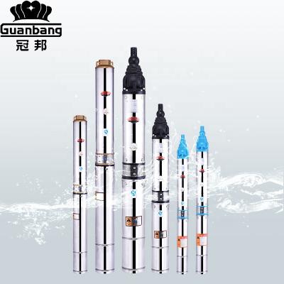 China High Efficiency 3 Inch 4 Inch Water Pump Deep Well Borehole Submersible Pump for sale