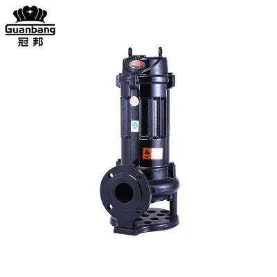 China WQ10-10-0.75 High Lift Submersible Well Water Pump Drainage Pump 10m3/h Open Head 10m for sale