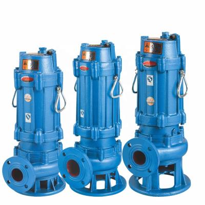 China WQ type high lift 15kw 20hp sewage pump for dirty water, high pressure dirty water motor pump for sale