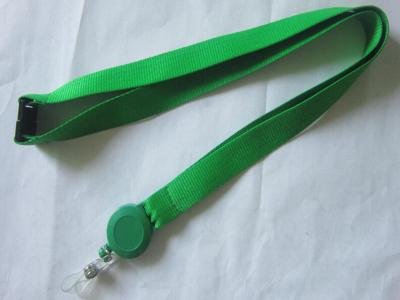 China Business Card Holder Polyester Custom Pull Reel Lanyard for sale