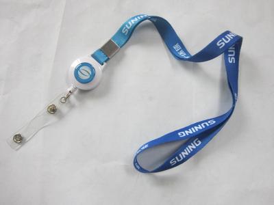 China Business Name Card Holder Pull Reel Badge Lanyard for sale