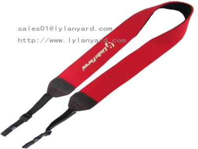 China Custom Polyester Printed Logo Shoulder Camera Strap for sale