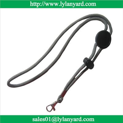 China Wholesale Adjustable Round Woven Cord Lanyard, Durable Woven Lanyards for sale