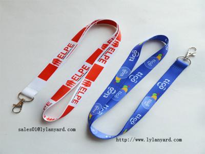 China Polyester Material Custom Logo Printed Lanyards with Swivel Hook, Breakaway Buckle Lanyard for Promotion Gift for sale