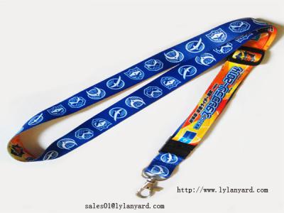 China New Style Promotion Neck Lanyard Logo Dye Sublimated Cheap Printed Lanyard for ID Holder Badge Reels for sale