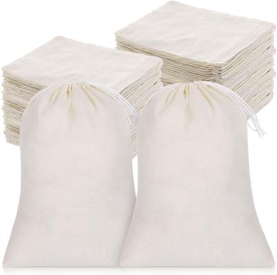 China Recyclable Muslin Bags, Burlap Bags, Universal Drawstring Pouch Bags for Tea Jewelry Wedding Party Favors Storage (6 x 7.9 inches) for sale