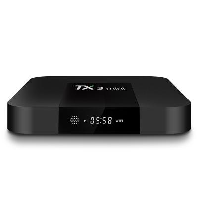 China Android 8.1 mini tv box s905w mini tv box tx3 latest tv box tx3 Smart Box 2G/16G Amlogic 4K HD WiFi Smart TV Box for sale